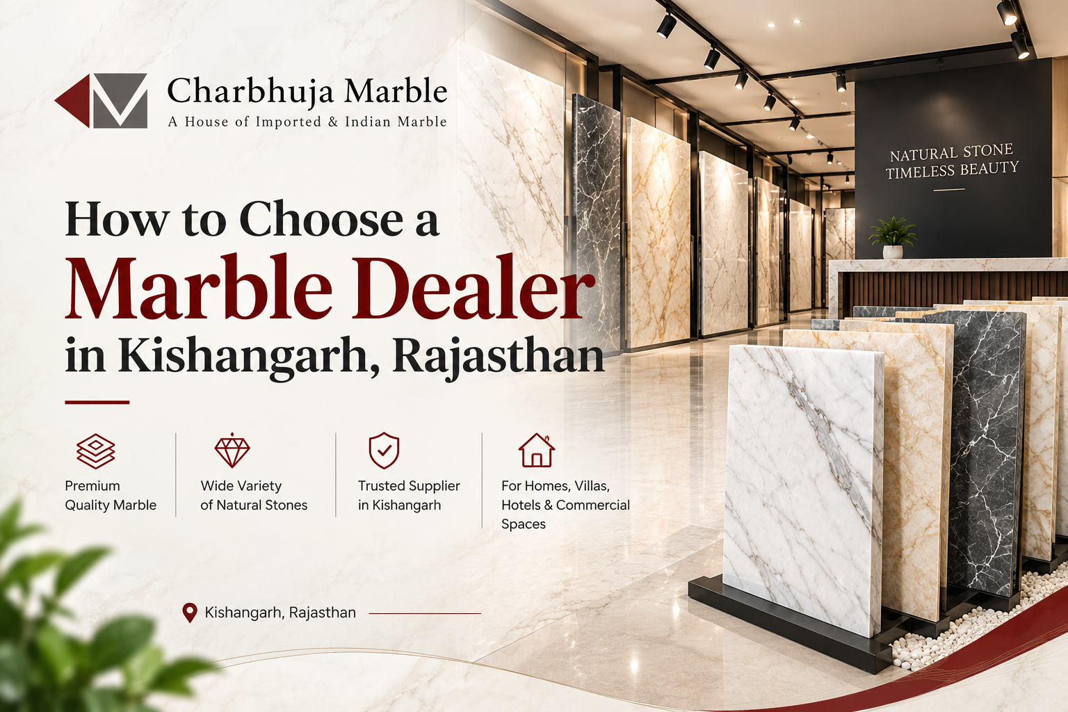 How to Choose the Right Marble Dealer in Kishangarh, Rajasthan