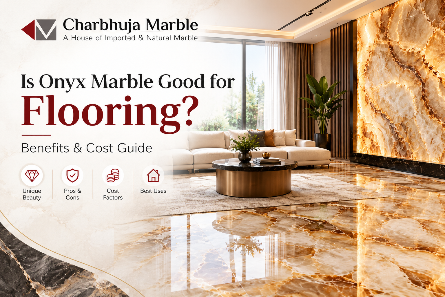 Is Onyx Marble Good for Flooring? Benefits, Drawbacks, Cost & Best Uses